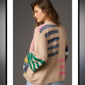 Anthropologie Daily Practice Striped Sweater size M/L